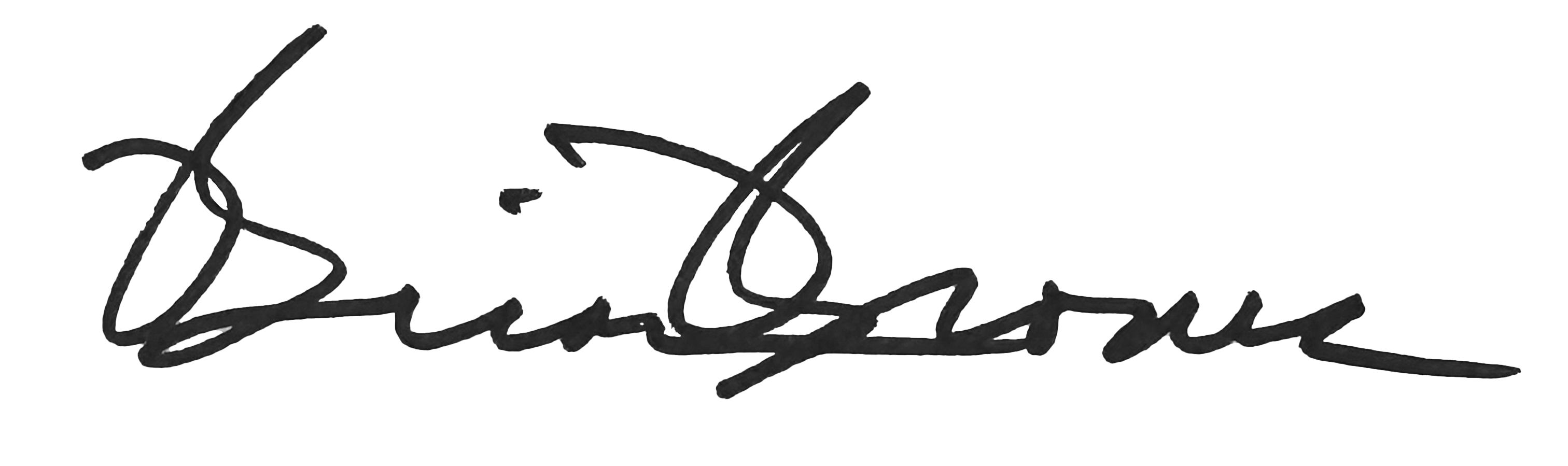 Dean Brian Brown's signature