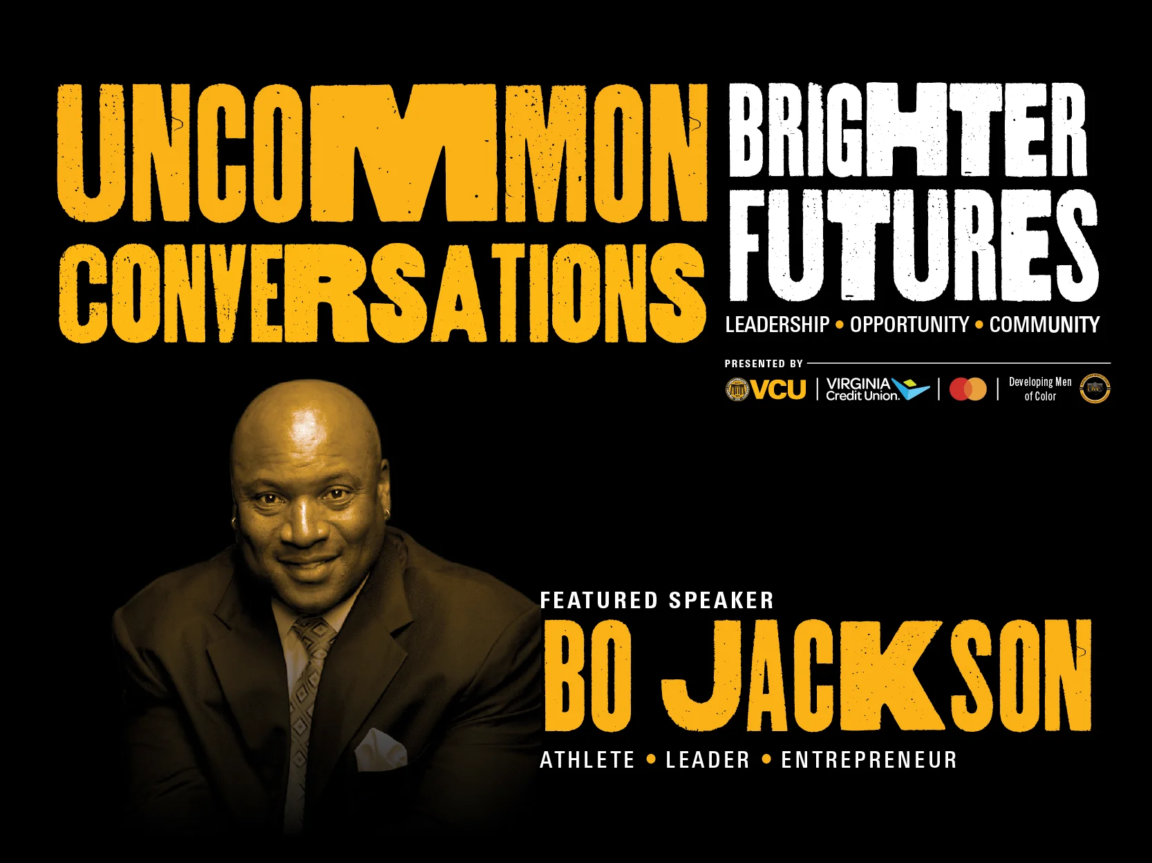 Uncommon Conversations Brighter Futures event graphic