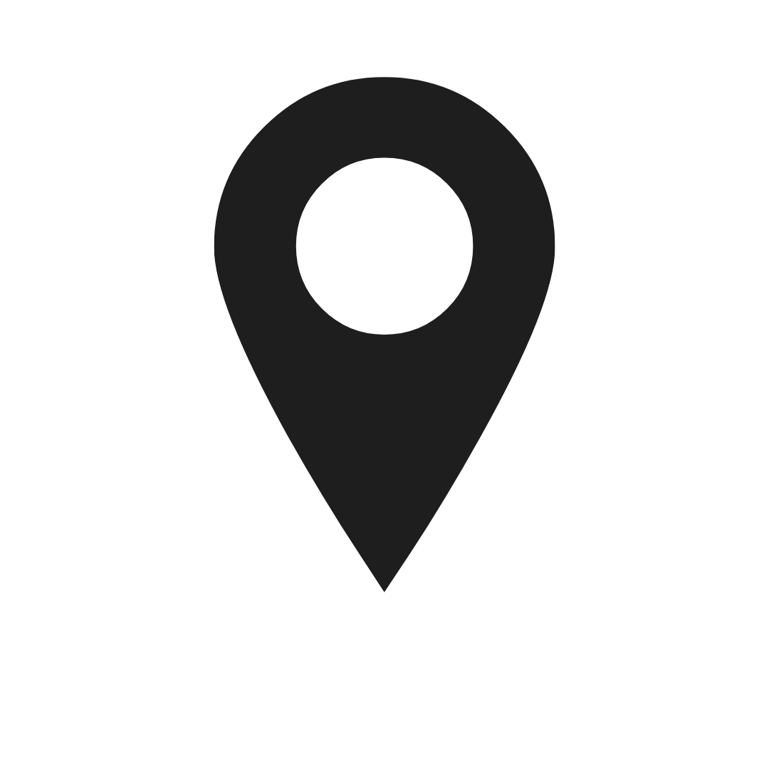 black location pin icon