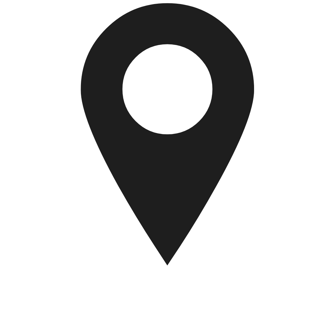black location pin icon