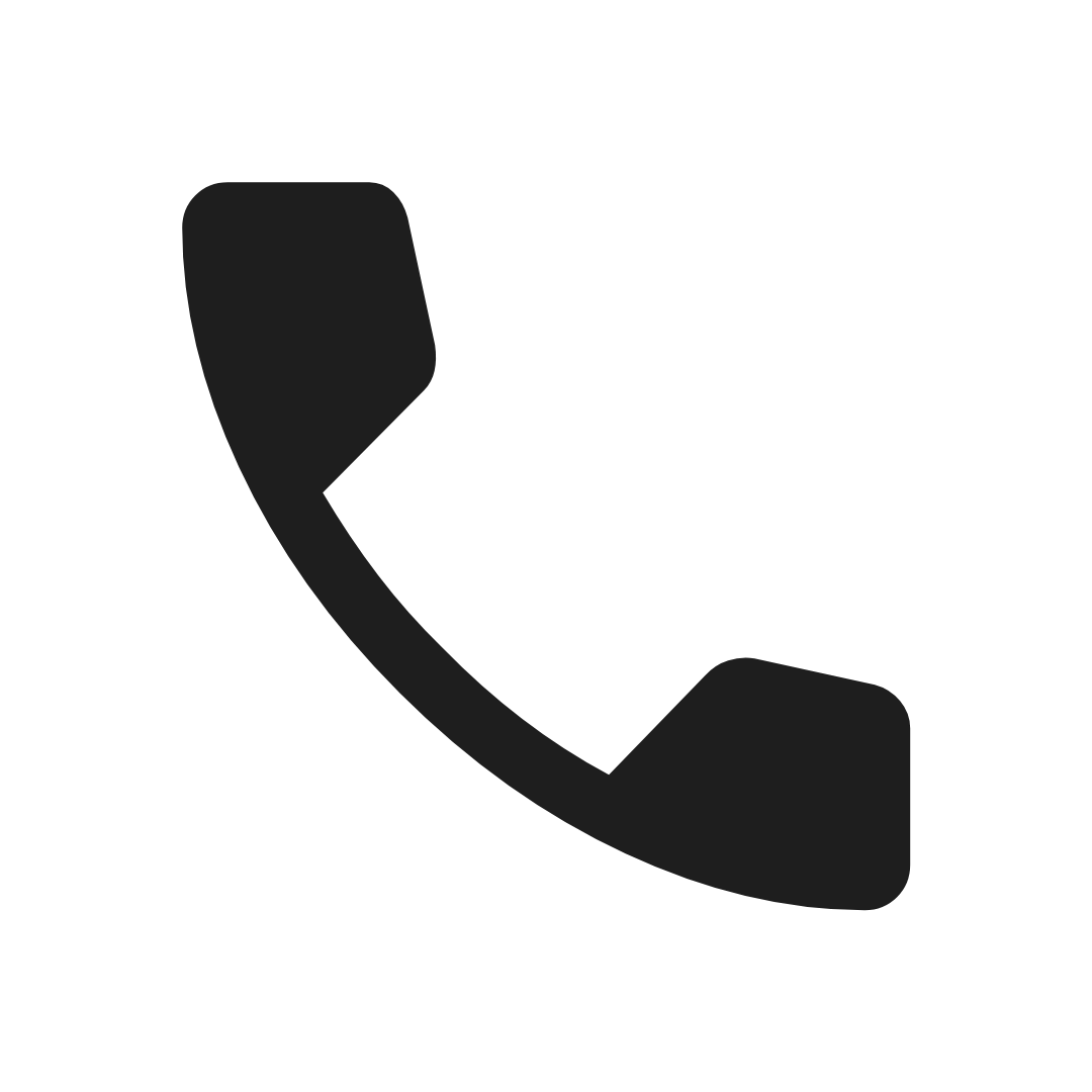 Black phone icon