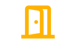 Gold door icon